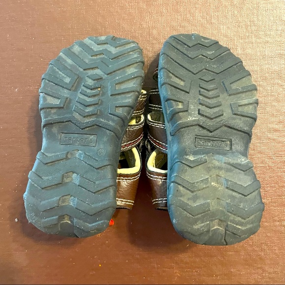 Carter's Every Step Unisex Infant Little Walker Addison Fisherman Brown Sandal - Picture 6 of 6